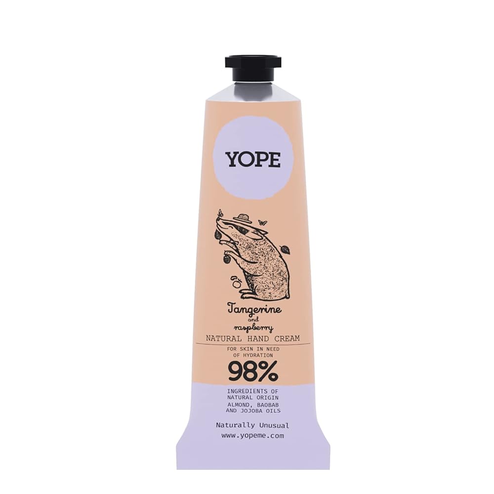 【ボタニカルシリーズ】 yope ハンドクリーム タンジェリンとラズベリーの香り 50ml