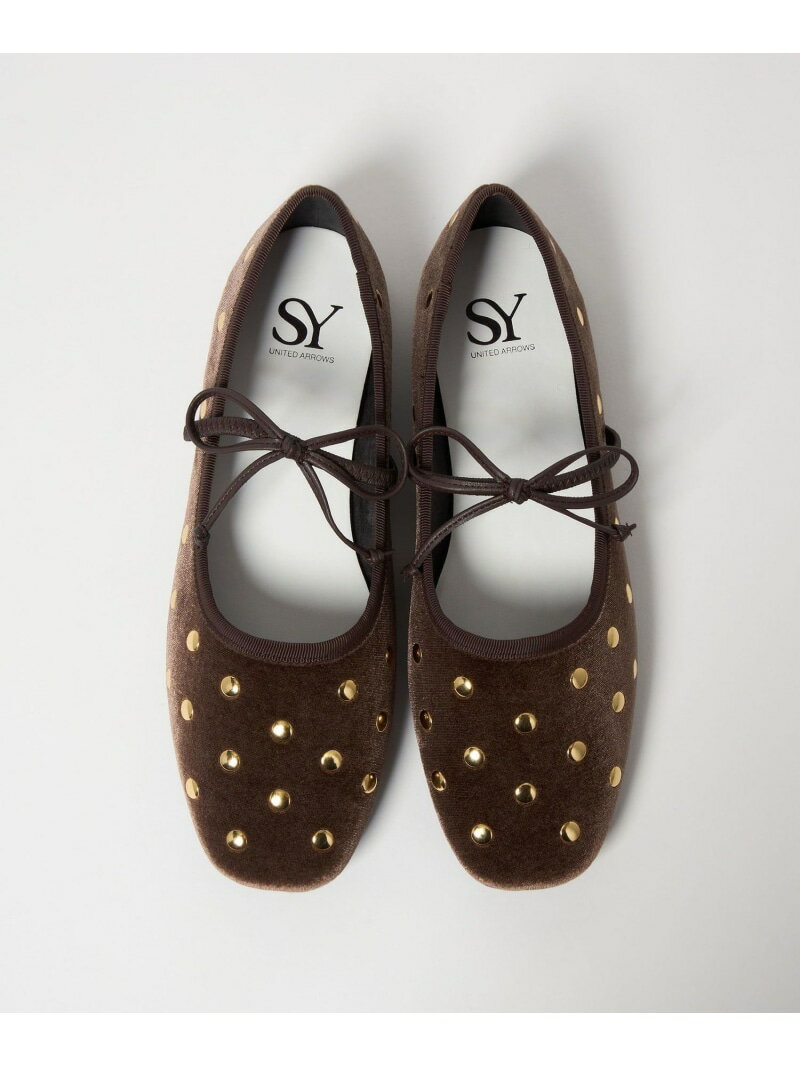 ＜SY＞マルチドットバレエ VE フラット10↑ SY UNITED ARROWS オデット エ オディール シューズ・靴 バレエシューズ ブラック ブラウン ワインレッド【送料無料】[Rakuten Fashion]
