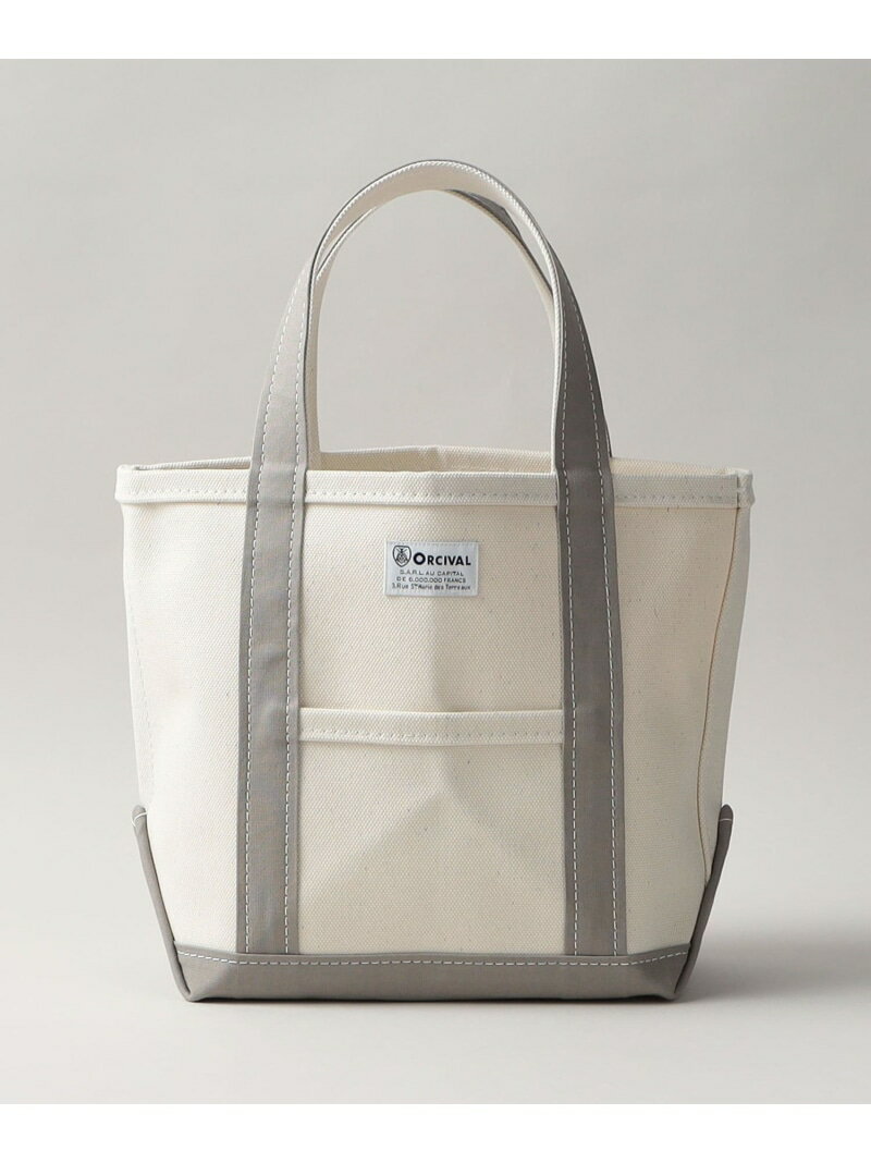 オーシバル トートバッグ レディース ＜ORCIVAL＞トートBAG S Odette e Odile オデット エ オディール バッグ トートバッグ グレー ブルー【送料無料】[Rakuten Fashion]