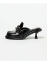 <SY> チェーンローファーミュール サンダル55↑ SY UNITED ARROWS オデット エ オディール シューズ・靴 サンダル グレー ブラック ブラ...