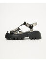 <SY> ボリュームソールグルカフラット60↑ SY UNITED ARROWS オデット エ オディール シューズ・靴 サンダル シルバー ブラック ホワイト...