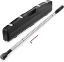 プレセット型 トルクレンチ 車 タイヤ交換 差込角19mm(3/4インチ)200-800N.m とるくレンチセット ラチェット 専用ケース付き 自動車用