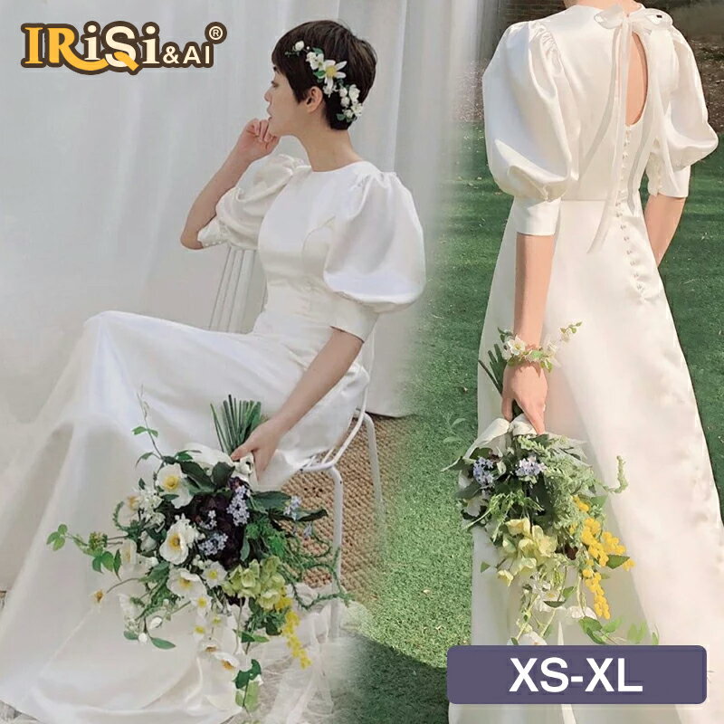ウエディングドレス 二次会ドレス 大きいサイズ 結婚式/二次会ドレス 半袖 Vネック ウェディングドレス ウエディングドレス ゆったりタイプ トレーンドレス レディース 前撮り 後撮り 発表会 袖口 ゆったりタイプ XS〜XL MYHOME(マイホーム)