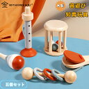 楽器 おもちゃ 楽器玩具 木のおもちゃ 赤ちゃん 知育玩具 子供用 幼児 楽器セット 音が出る 幼稚園 教育用 音楽玩具 ベビー 木製 プレゼント ギフト 五点...