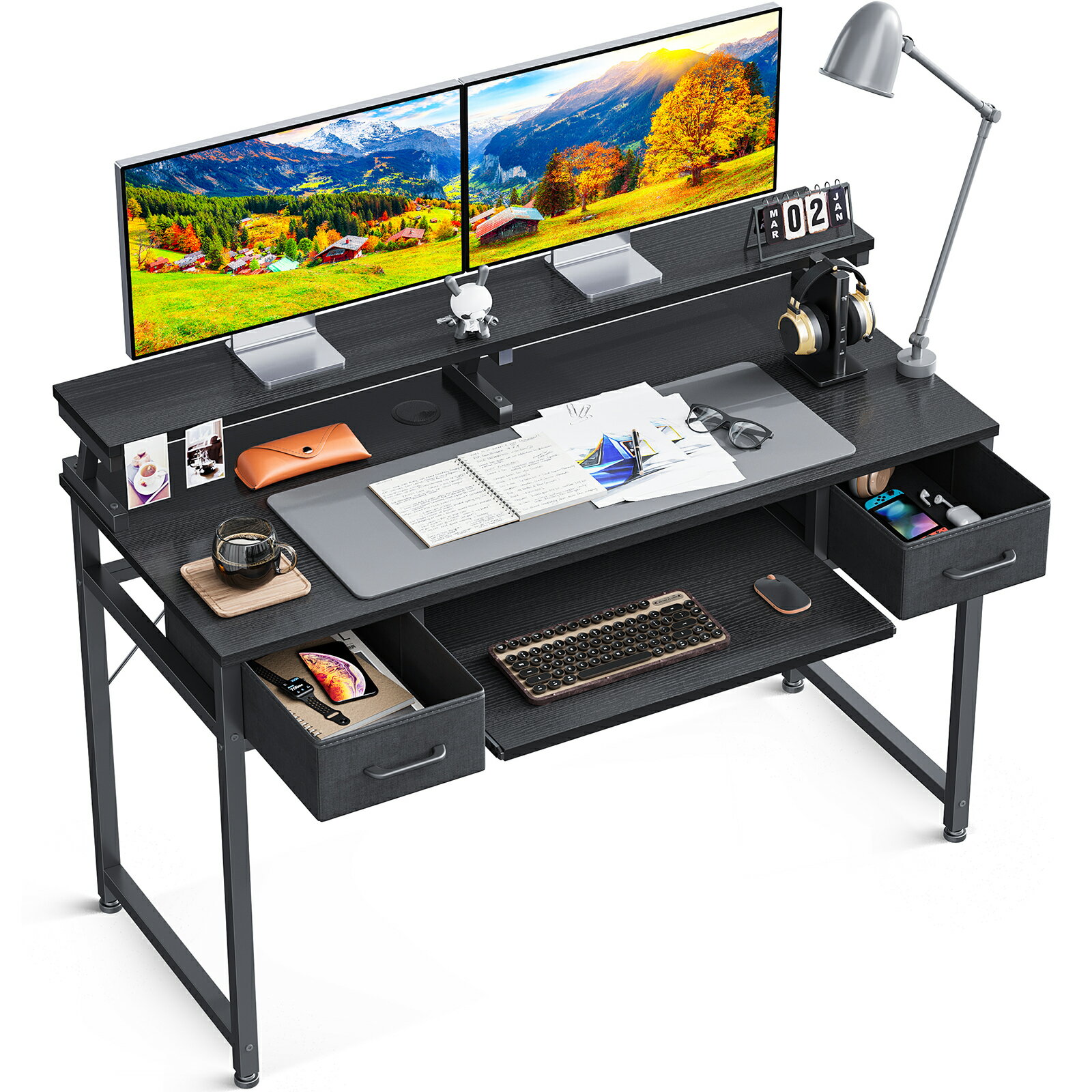 楽天市場】キーボードスライダー パソコンデスク 120の通販