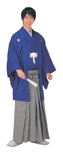 羽織 袴下セット はかま 紺 綸子 菱地模様 卒業式や成人式に通販セール