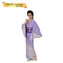 洗える着物 付下げ 踊り 藤 紫地 附下 白縞 付け下げ 絵羽 胴抜き 仕立上がり 30-46