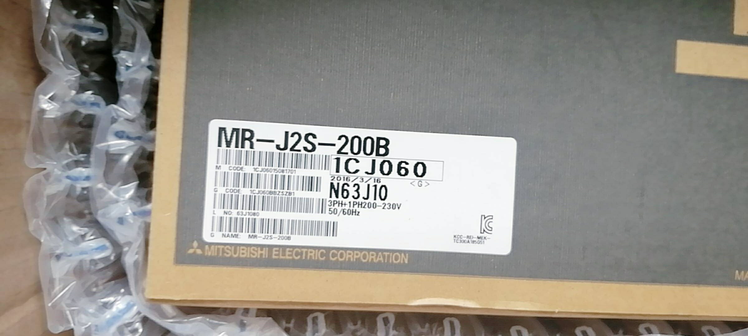 ʡȯŬǹ̵ MITSUBISHI/ɩ MR-J2S-200B ܥס6ݾڡ