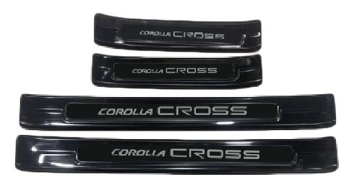 カローラクロス Corolla cross スカッフプレート ステップ ガーニッシュ トヨタ車用 外装 ドレスアップ..