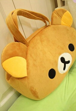 リラックマ Rilakkuma 可愛い ビッグ フェイスバック トートバック キャラクター かばん コリラックマ きいろいとり