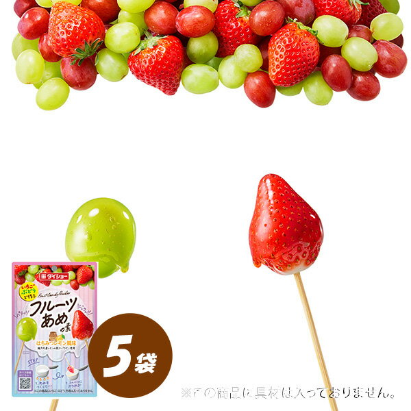 フルーツあめの素 5袋 セット 果物 あめの素 ダイショー