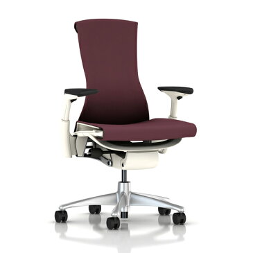 [HermanMiller] エンボディチェア（CN122AWAA-XT91BB）【シートタイプ：リズムファブリック】【チタニウムカラーベース】【ホワイトカラーフレーム】【完成品/家財便配送/梱包材処分費込】【EGP】ハーマンミラーのアーロンチェア後継機