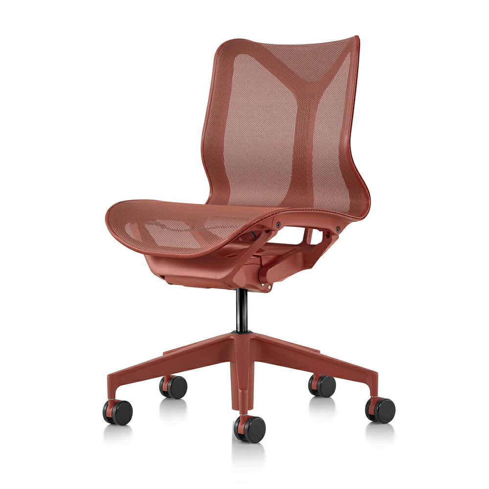 《正規店 メーカー保証対応可 梱包材回収 P5倍》Herman Miller ハーマンミラー コズムチェア Cosm ローバック フレーム＆ベース＆シート：ディップトインカラーからのご選択 アームレス（肘掛なし） キャスター：硬床 カーペット兼用 リクライニングハード or ソフト