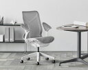 《正規店 メーカー保証対応可 梱包材回収 P5倍》Herman Miller ハーマンミラー コズムチェア Cosm ミドルバック フレーム:スタジオホワイト リーフアーム 張地インターセプト カラー:ミネラル ベース:ミネラル カーペット用キャスター リクライニングハード or ソフト