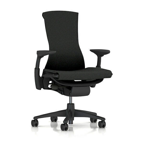[HermanMiller] エンボディチェア（CN122AWAA G1 G1 BB）【シートタイプ：メドレー】【Embody Chair】【グラファイトカラーベース】【グラファイトカラーフレーム】シートカラー：シンダー（1HA04）