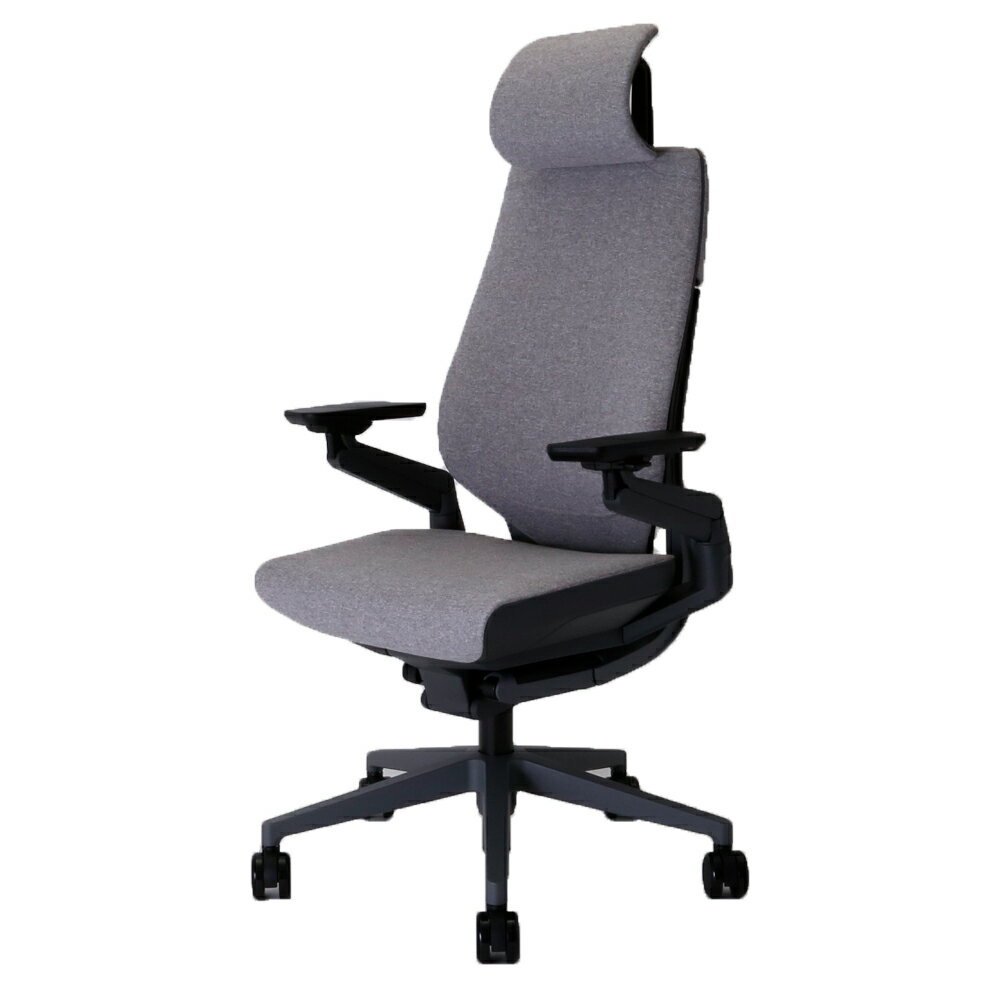 海外受注生産 Steelcase スチールケース Gesture ジェスチャー AP 張地：オムニR Otto Buzz2 コネクト クロスチェック メドレー New Black Era ソフトキャスター仕様