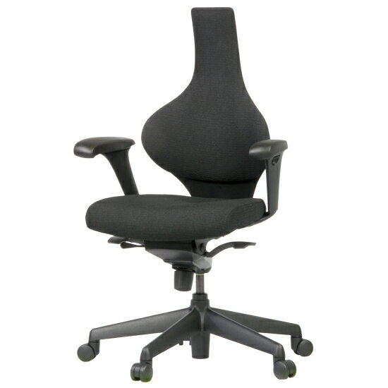 KEILHAUER（キールハワー）Chair-Jr（チェア・ジュニア）背パッド付・可動肘付・座 前傾機能付・布地張 【沖縄・離島…