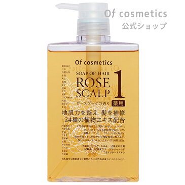 【全品ポイント5倍！】 オブコスメティックス 薬用ソープオブヘア・1-RO スキャルプ ビッグボトル 625ml シャンプー ローズブーケの香り 美容室専売 サロン専売 美容師 おすすめのヘアケア 送料無料