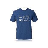 エンポリオアルマーニ EA7 Tシャツ メンズ ブルー 半袖 6ZPT25 PJ20Z 3503 EMPORIO ARMANI
