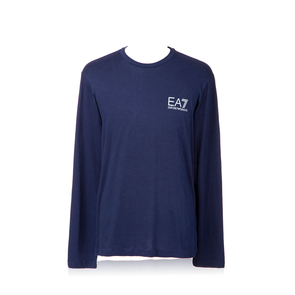 エンポリオアルマーニ EA7 Tシャツ メンズ ネイビー 長袖 ロンティー 6ZPT28 PJA2Z 1554 EMPORIO ARMANI