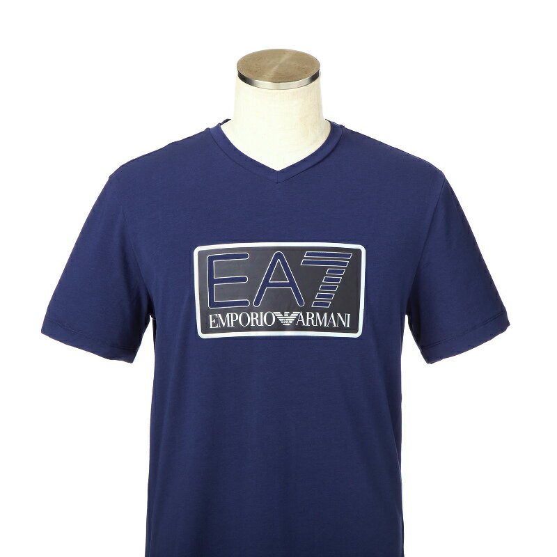エンポリオアルマーニ EA7 Tシャツ メンズ 半袖 ネイビー 6ZPT57 PJ03Z 1554 2