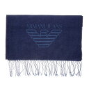マフラー メンズ レディース ブランド アルマーニジーンズ ARMANI JEANS 934102 CD714 01831 ブルーデニム ユニセックス