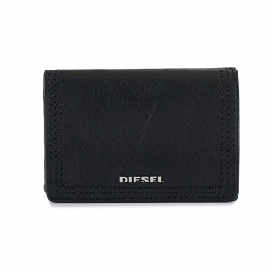 ディーゼル DIESEL 財布 二つ折り財布 X06462 P1743 T8013 ブラック メンズ 誕生日 ブランド かっこいい プレゼントにも 高級 20代 30代 40代 50代 60代