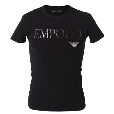 エンポリオアルマーニ アルマーニ Tシャツ カットソー メンズ 半袖 111035 CC716 00020 ブラック EMPORIO ARMANI Tシャツ uネック 黒 コットン 涼しい 夏 ロゴ ブランド かっこいい ティーシャツ シャツ トップス Tシャツ おしゃれ きれいめ 誕生日 タイトデザイン クール