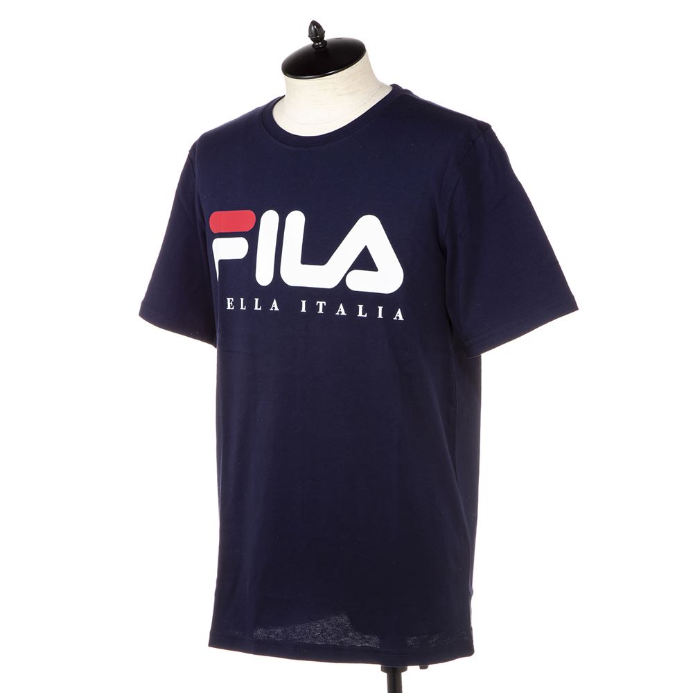 フィラ メンズ Tシャツ FILA LM913784 412 ネイビー 半袖 部屋着 ブランド ルームウェア 誕生日 プレゼント