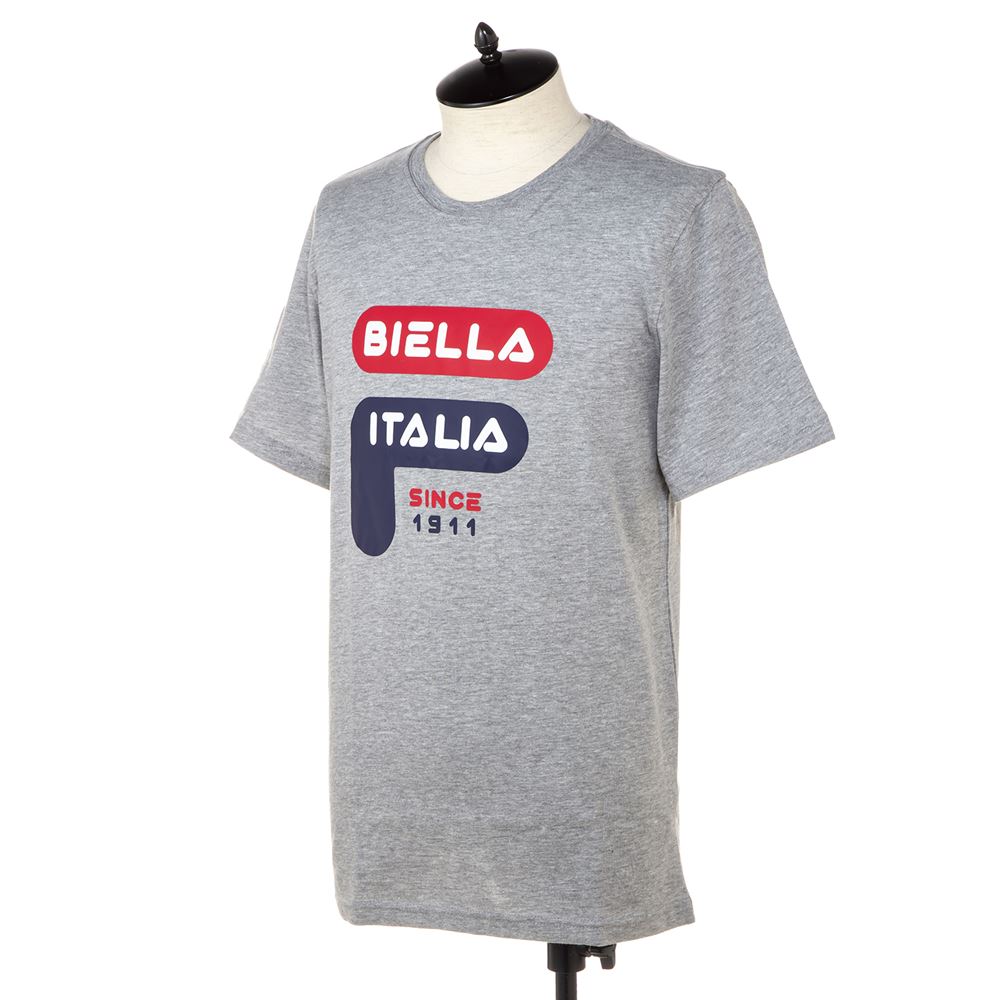 フィラ メンズ Tシャツ FILA LM913785 073 グレー 半袖 部屋着 ブランド ルームウェア 誕生日 プレゼント 20代 30代 40代 50代 60代