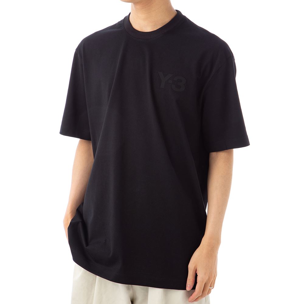 【期間限定値下げ】ワイスリー メンズ Tシャツ Y-3 FN3358 ブラック 半袖 部屋着 ヨウジヤマモト ブランド 誕生日 プレゼント 送料無料