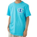 チャンピオン メンズ Tシャツ CHAMPION GT19Y07981 QQC ライトブルー 半袖 部屋着 ブランド 誕生日 プレゼント
