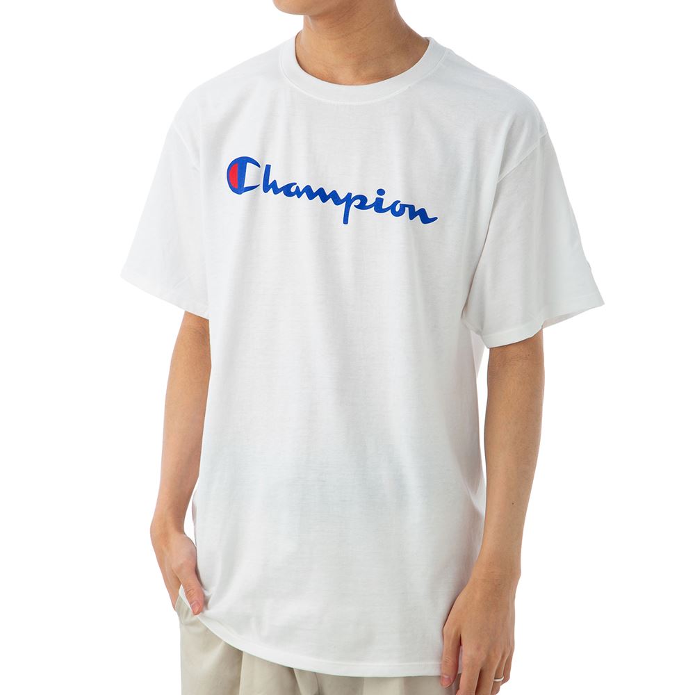 チャンピオン メンズ Tシャツ CHAMPION GT23HY06794 045 ホワイト 半袖 部屋着 ブランド 誕生日 プレゼント