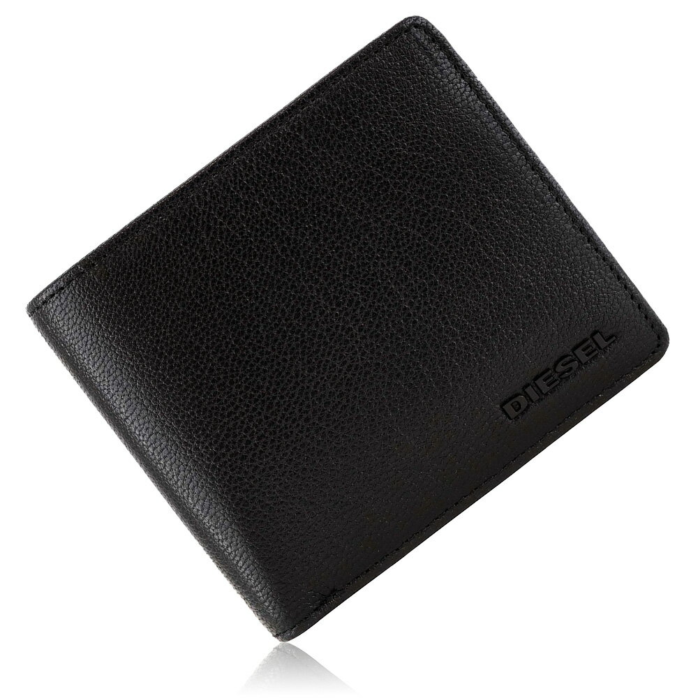 ディーゼル 財布（メンズ） ディーゼル メンズ 二つ折り財布 X06627 P0396 T8013 ブラック DIESEL ブランド かっこいい 誕生日 プレゼント