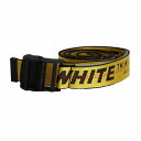 オフホワイト メンズ ベルト OMRB012R206470016000 イエロー OFF-WHITE メンズベルト ガチャベルト ファッション 誕生日 プレゼン...
