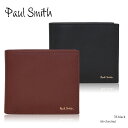 ポール・スミス 財布（メンズ） ポールスミス メンズ 二つ折り財布 ブラウン ブラック Paul Smith M1A 4833 AMULTI 66-Chestnut 78-Black 本革 誕生日 プレゼント 新品 送料無料