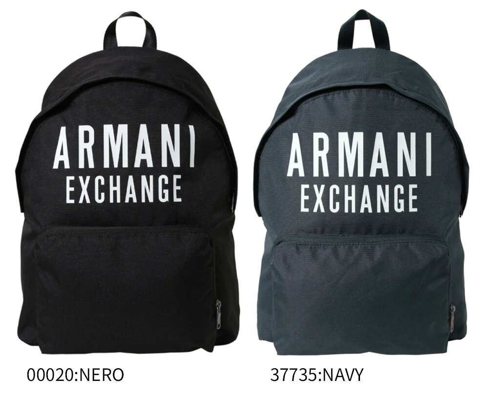 アルマーニ エクスチェンジ バックパック メンズ 952336 9A124 NERO ブラック NAVY...