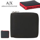 アルマーニ アルマーニエクスチェンジ 二つ折り財布 958408 1A808 Black ブラック Black/Red ブラック/レッド メンズ ARMANI EXCHANGE