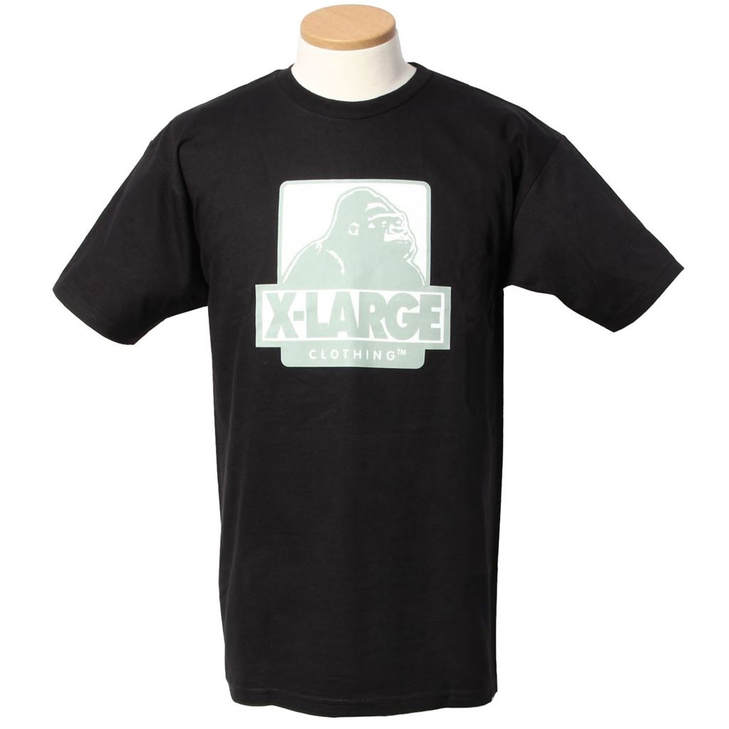 エクストララージ Tシャツ 1184116 半袖 クルーネック ブラック メンズ XLARGE