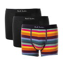 ポールスミス 3Pボクサー M1A 914C A3PCKD 79A Black/Multi メンズ PAUL SMITH