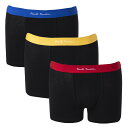 ポールスミス UNDERWEAR 3PCS M1A 914C A3PCKC 79 ブラック メンズ PAUL SMITH
