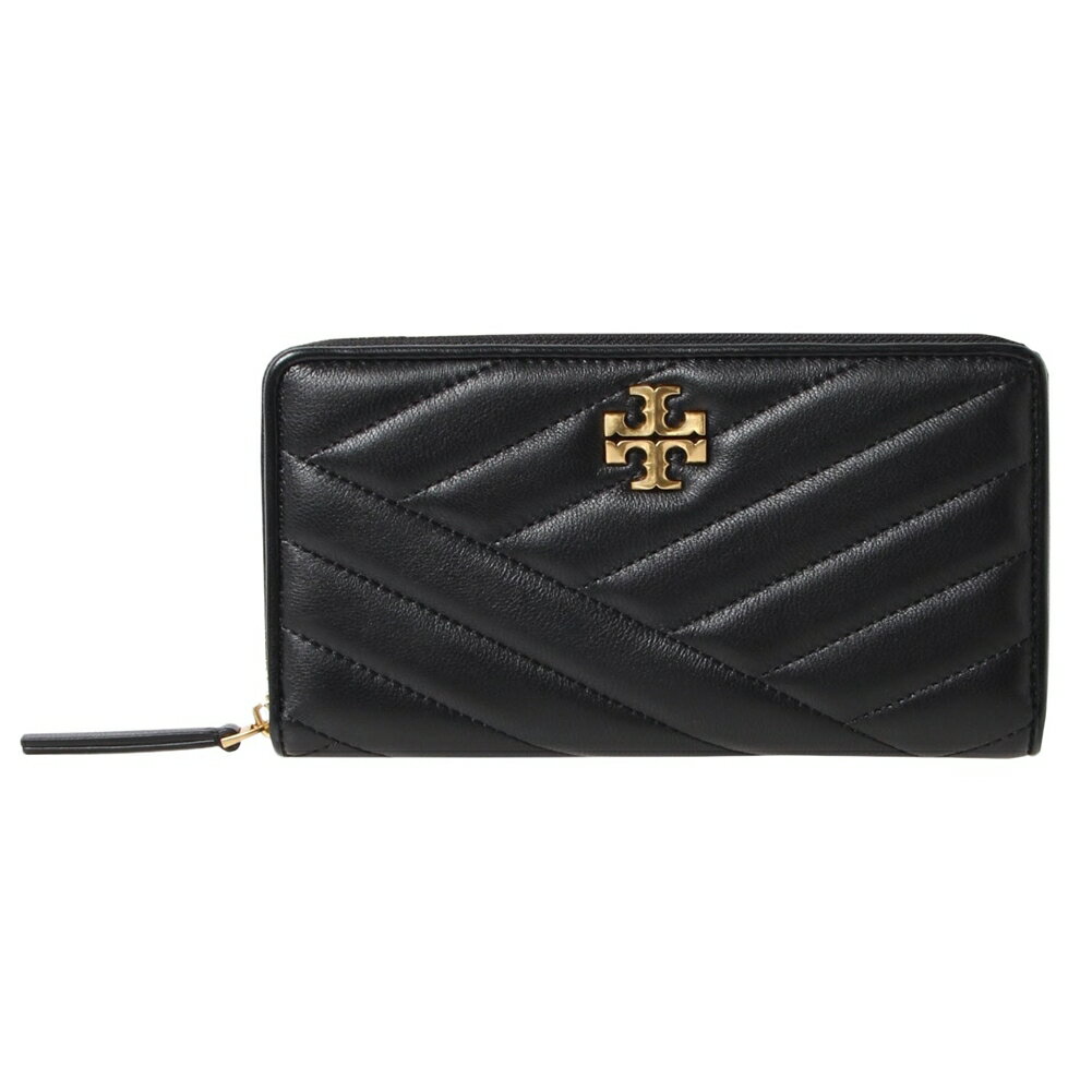 トリーバーチ ラウンドファスナー長財布 90348 001 Black レディース TORY BURCH