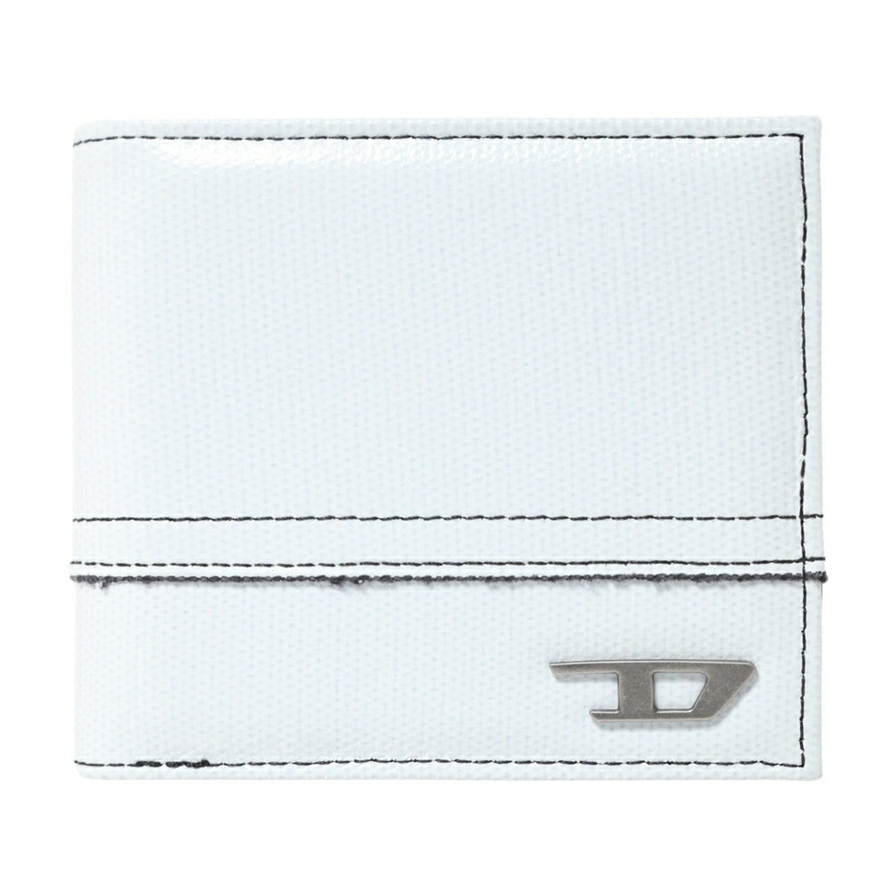 ディーゼル 二つ折り財布（メンズ） ディーゼル 二つ折り財布 X08441 PS167 H1460 White/Black メンズ DIESEL