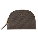 マイケルコース MICHAEL KORS ポーチ 32T2G5HT3B 252 Brown/Acorn ブランド メイク コスメ 化粧ポーチ