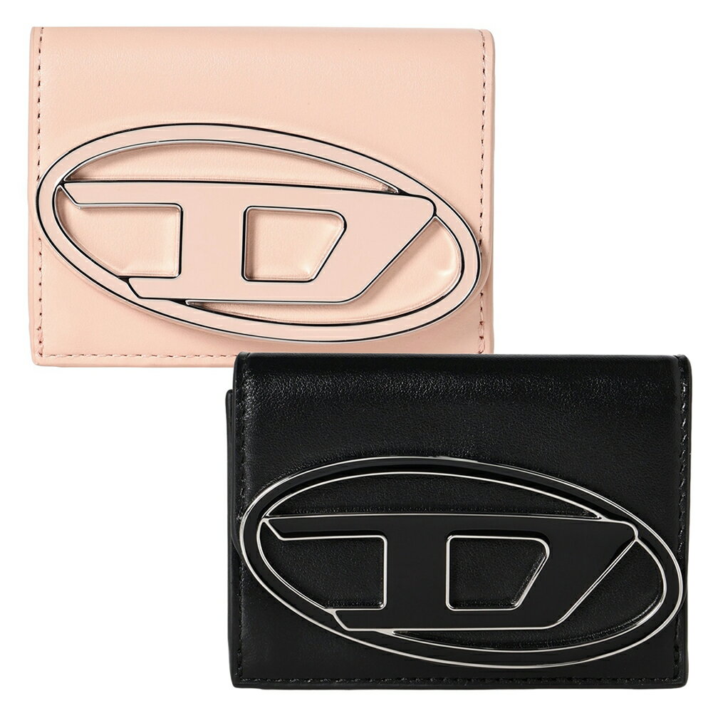 ディーゼル 三つ折り財布 X09887 PR818 DIESEL 財布 オーバルD ロゴ ブランド プレゼント ギフト 誕生日 クリスマス 記念日 ホワイトデー...