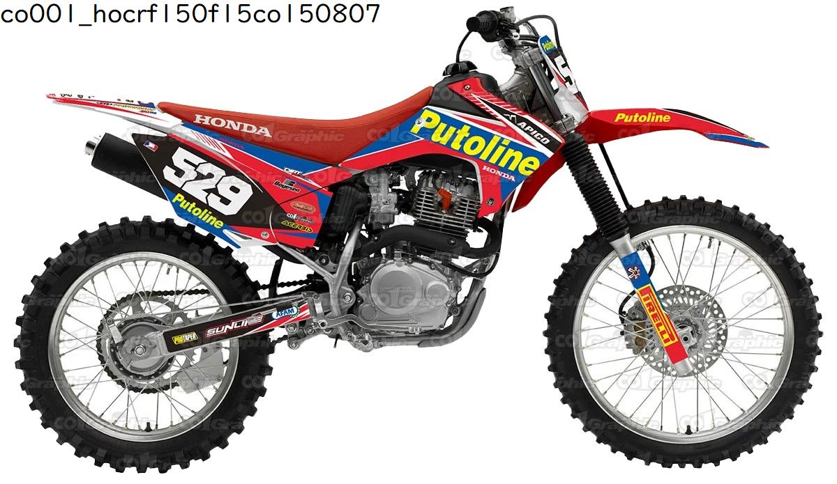 ホンダ HONDA CRF150F CRF230F グラフィックデカールキット ステッカー デカール 2015 2016 2017 2018 2019 2020 2021 2022 2023 バイク用 オフロードバイク