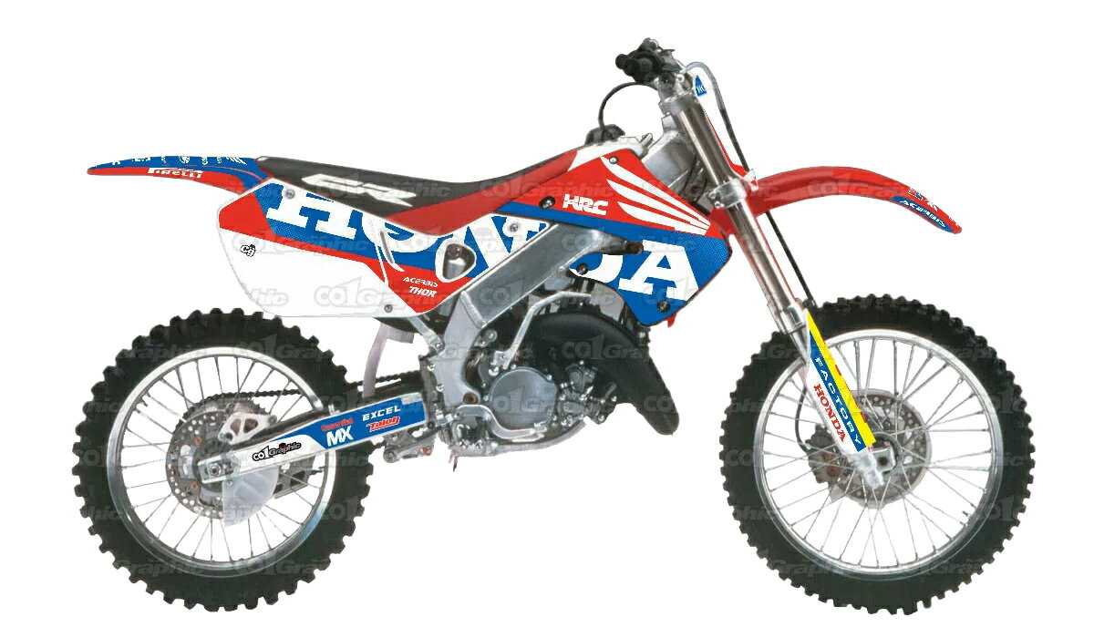 ホンダ HONDA CR250R 適合 1997 1998 1999 グラフィックデカールキット ステッカー デカール バイク用 オフロードバイク