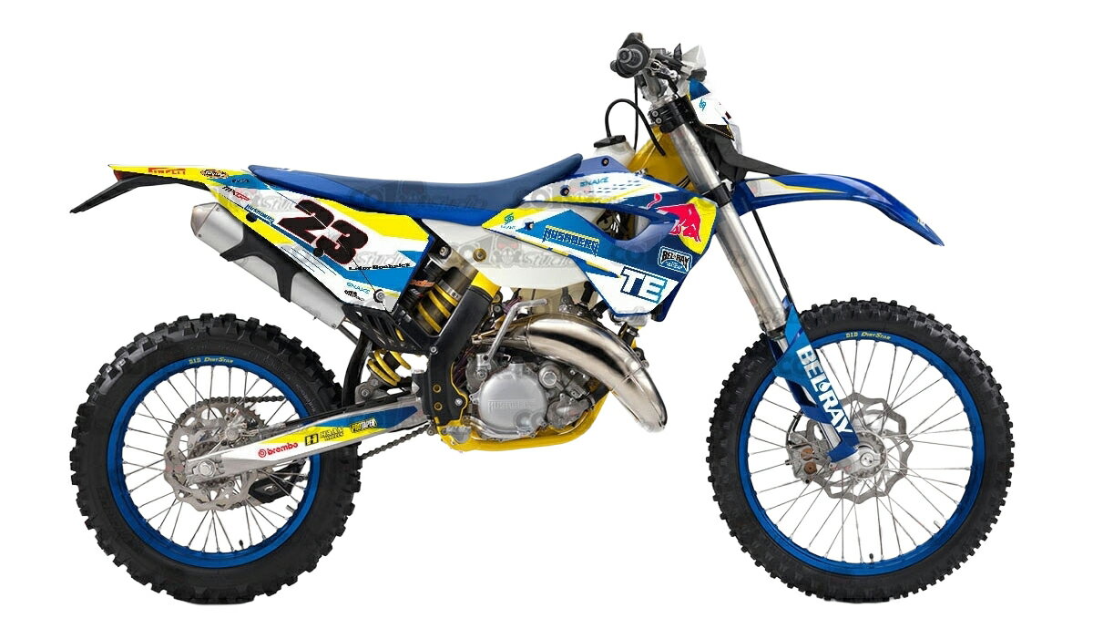 フサベル HUSABERG TE-2STROKE 適合 2011 2012 グラフィックデカールキット ステッカー デカール バイク用 オフロードバイク
