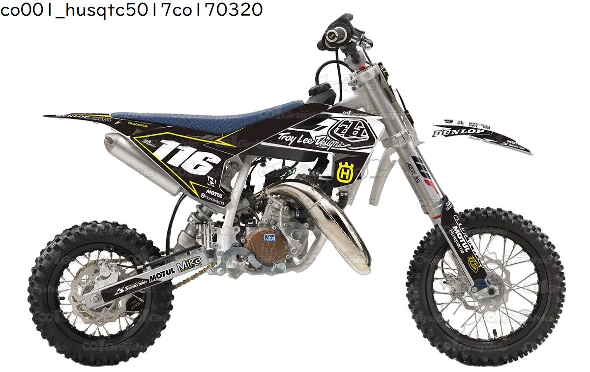 ハスクバーナ HUSQVARNA TC50 適合 オリジナル ステッカー デカール 2017 2018 2019 2020 2021 バイク用 オフロードバイク