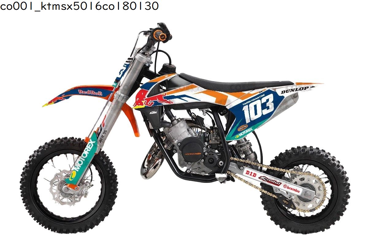 KTM SX50 適合 オリジナル ステッカー デカール 2016 2017 2018 2019 2020 2021 2022 バイク用 オフロードバイク